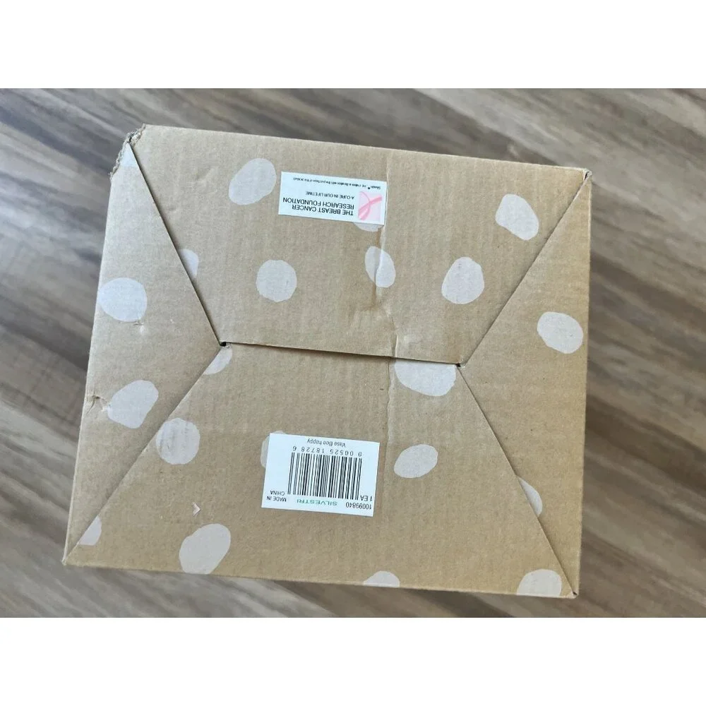 FINAL CLEARANCE Sandra Magsamen By Silvestri BEE HAPPY ceramic vase in box‎